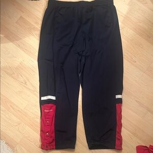 Nike Black and Red Basketball Pants